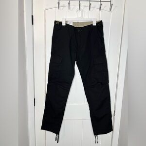 Carhartt WIP Aviation Cargo Pants Black Slim Fit 33x32